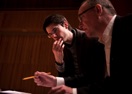 Composer Alexander Campkin and Conductor Erik Westberg